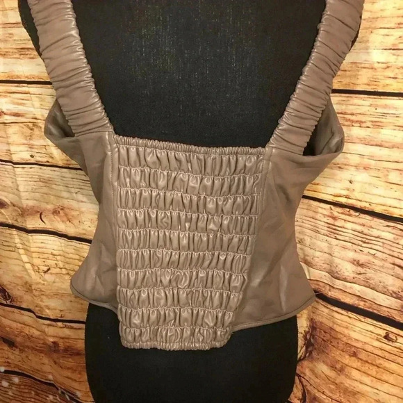 FAUX Leather Corset Top size 1X - Picture 12 of 15